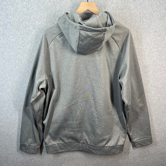Nike Dri-FIT Mens XL Grey Full Zip Hoodie Heathered Training Jacket 800187-091 - Picture 4 of 8
